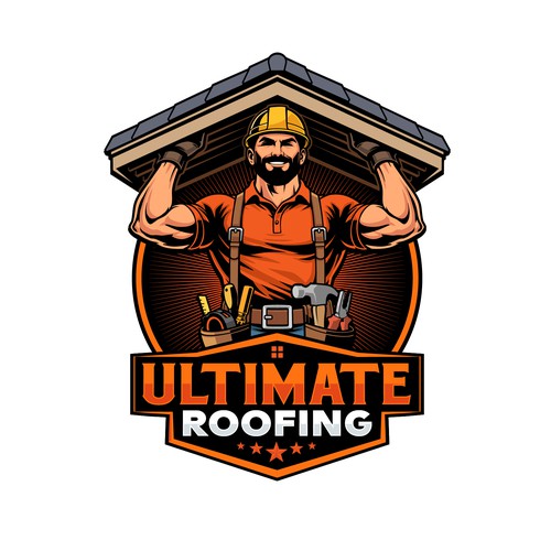 AWESOME Roofing Logo