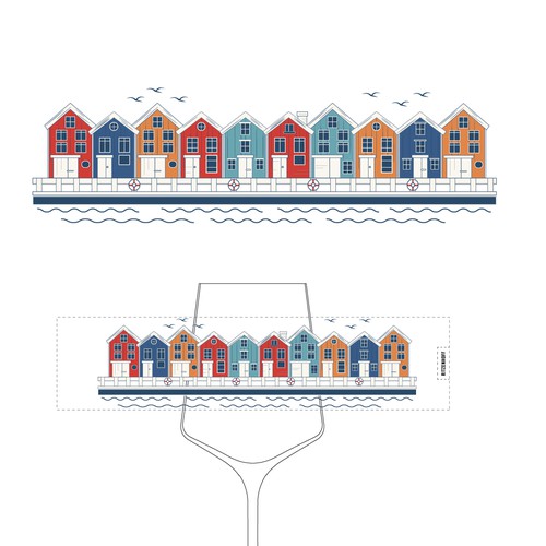 glassware illustration