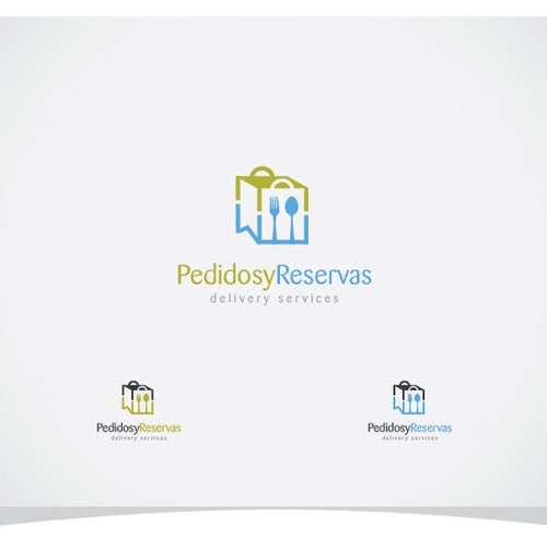 Creative logo for delivery of food & booking of tables