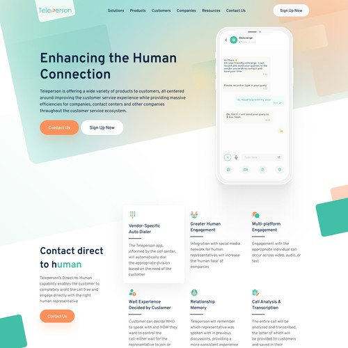 Teleperson Website