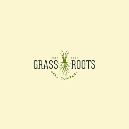 Retro+minimal design for Grass Roots