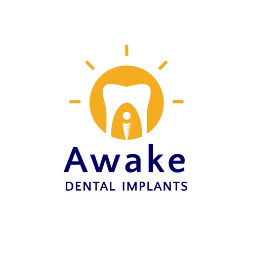 Uplifting logo for affordable implant service 