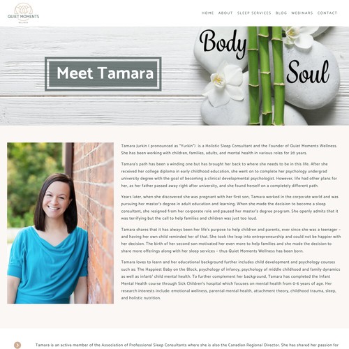 About Page and Pricing Page Redesign