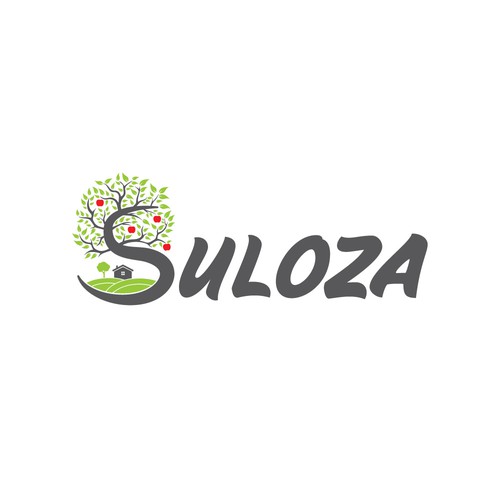 Logo Concept Apple Tree form S letter