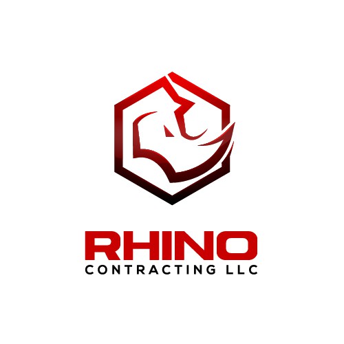 Bold Rhino Logo for Construction Company