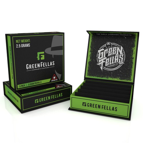 PRODUCT PACKAGING FOR GREEN FELLAS