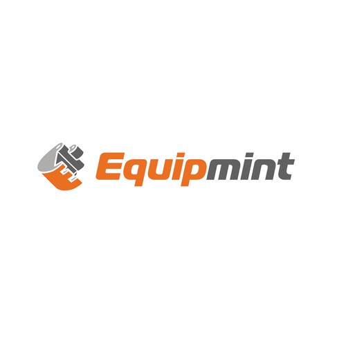 Create a fresh, dynamic, streamlined logo/biz card for Equipmint.