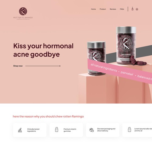 Product home page