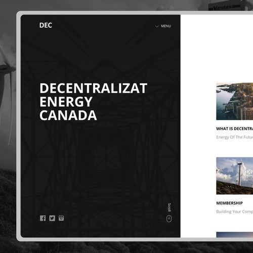  Redesign our website - Decentralised Energy Canada