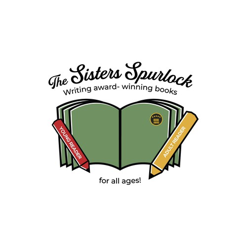 Logo for award winning book authors