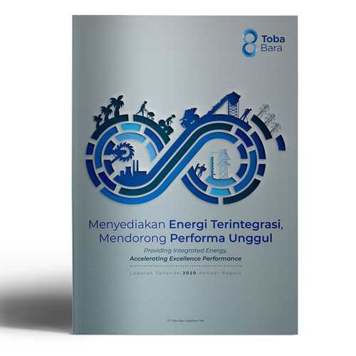 Cover Book of Toba Bara - Annual Report