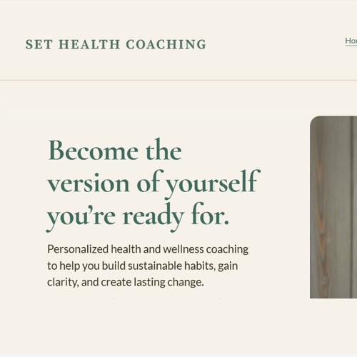 Set Health Coaching Website Development