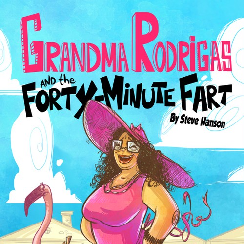 Children's Book Cover: Cartoon Grandma (ages 7-10, series)