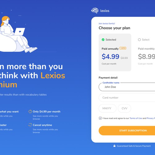 Lexios Website and Extension