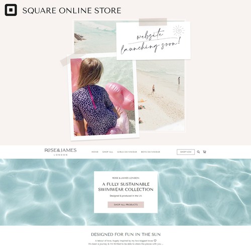 Square Online site