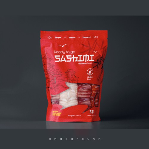 Package concept for Sashimi