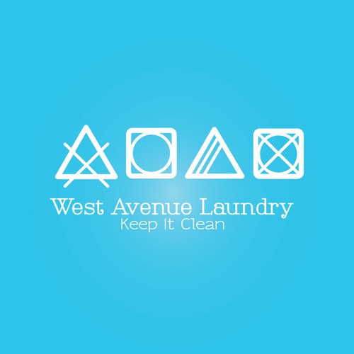 West Avenue Laundry Logo Idea 1