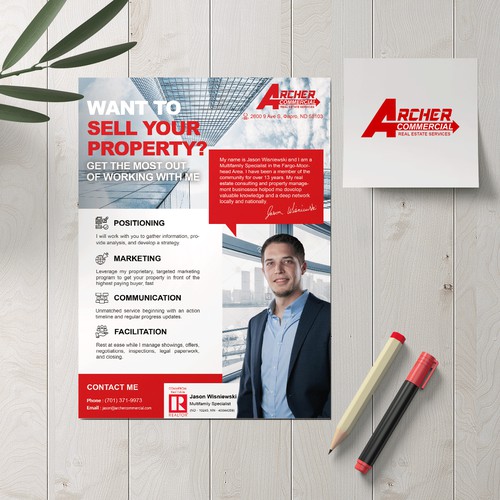 Flyer for a realtor