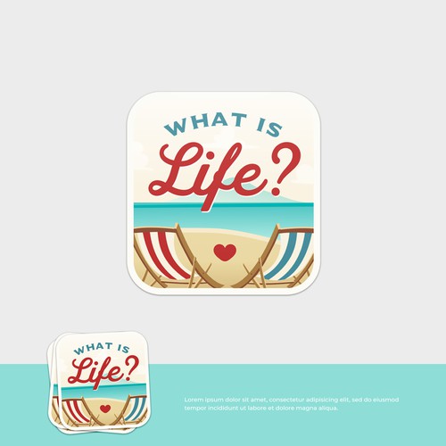 What is Life? Sticker Design