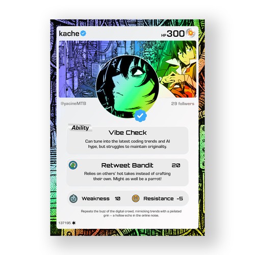 Digital Tradingcard Design
