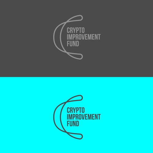 Clean minimal logo for a cryptocurrency company