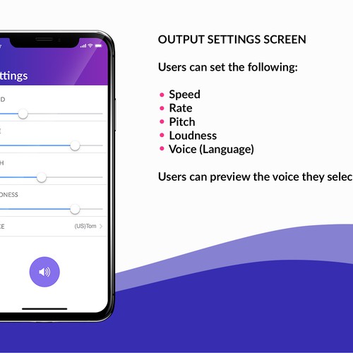 Text to speech app