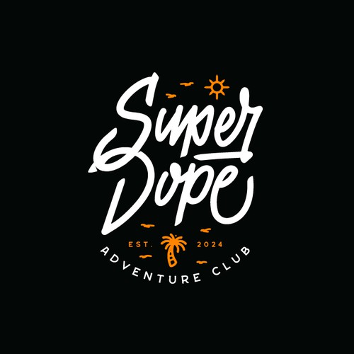 Super Dope Hand Lettering Logo
