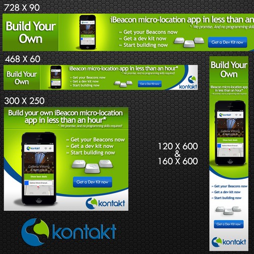 Create a great set of remarketing ads for Kontakt.io