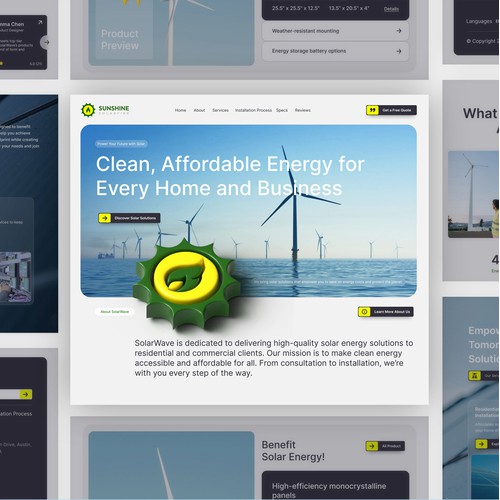 Website Design - Solar Company