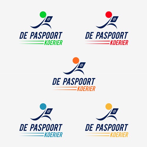 logo for de paspoort koerier