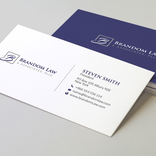 Business card Design for Law Company