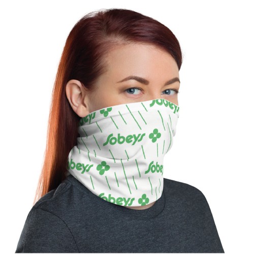 Corporate logo face mask