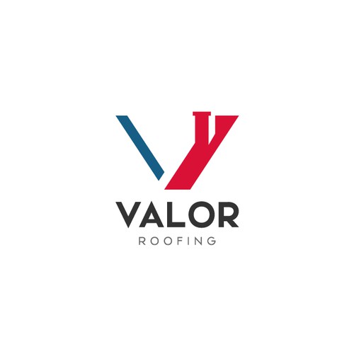 logo for VALOR ROOFING