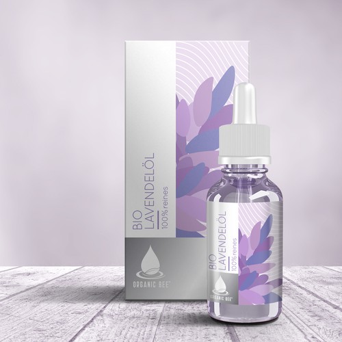Label Design for Natural Lavender Oil