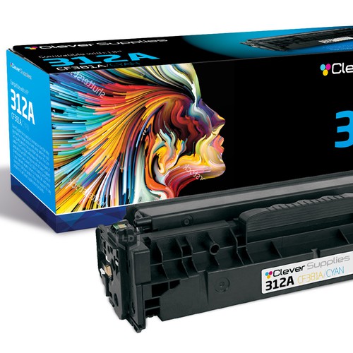 Toner Cartridge Box design