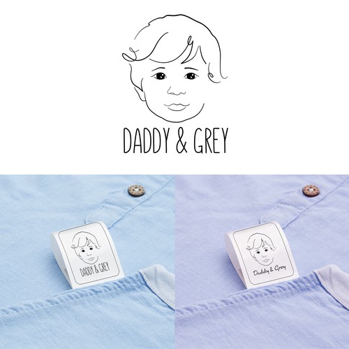 Label for clothing brand "Daddy & Grey"