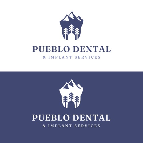 Pueblo Dental logo design