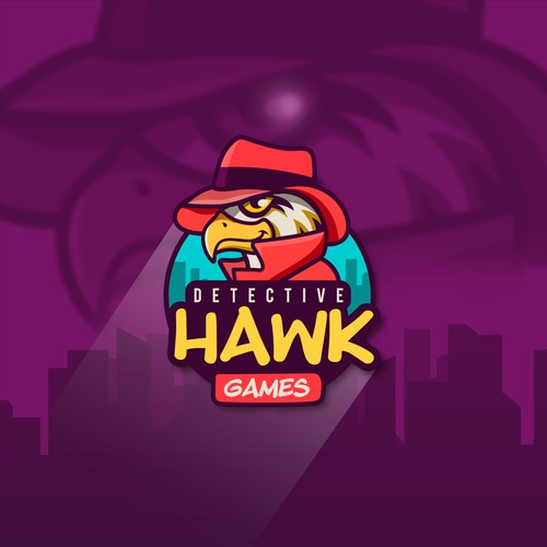 Logo illustration for a board games company
