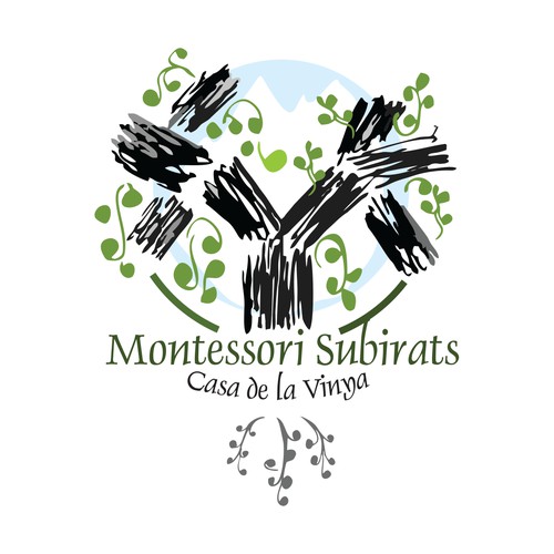 Logo concept for Montessori Subirats