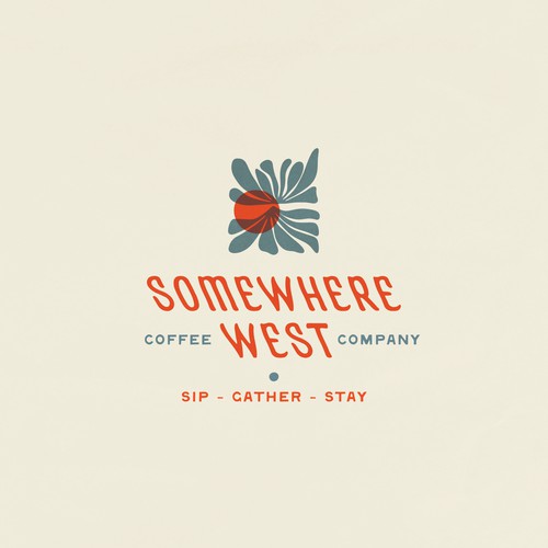 Logo Concept for Somewhere West Coffee Co.