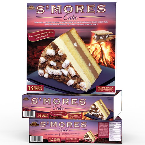 Product packaging (wrap) for Sweet Sofia's Bakery (USA)