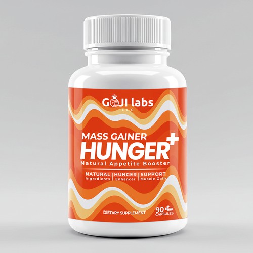 Bottle Label Design - Dietary Supplement 