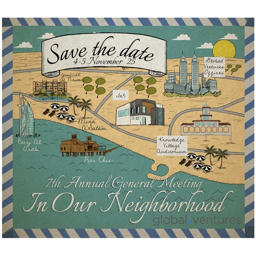 Whimsical Map Design