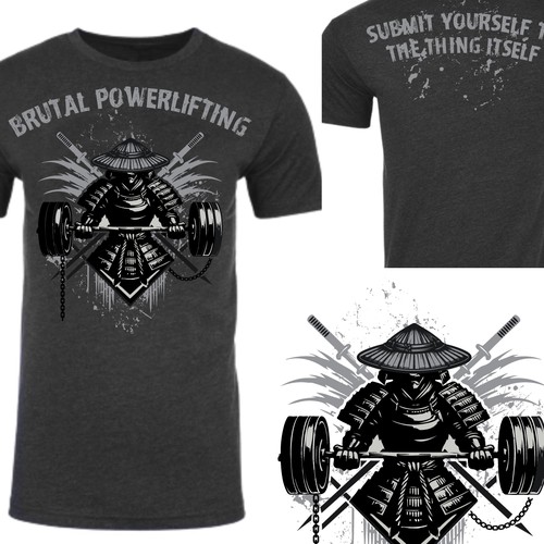 Bold concept for logo design، BRUTAL POWERLIFTING
