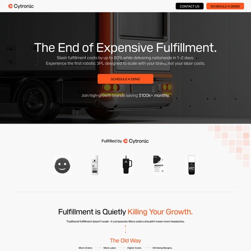 Cytronic Landing Page