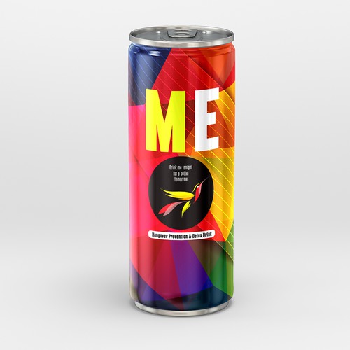 Product packaging for energy drink