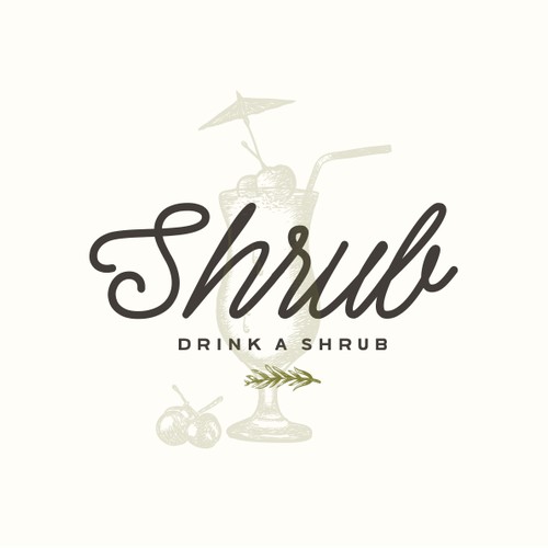 How Can You Drink a Shrub??? Drinking Vinegar Company Needs a Logo