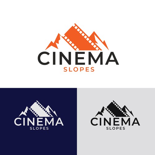 Cinema Studio Logo Based On Mountaint