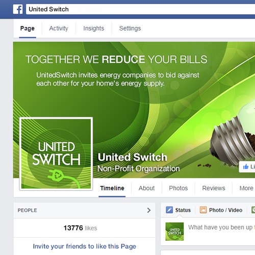 Create logo and banner adds for www.theunitedswitch.com