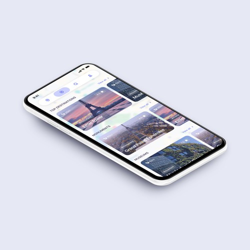 Redesign (unused) of an app 